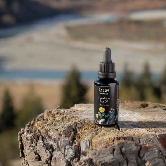 Open Heart Face Oil, New Zealand Made Organic Skincare.